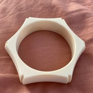 Plastic Geometric Bangle Bracelet